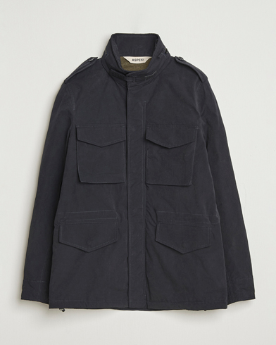 Aspesi Minifield Cotton Field Jacket Navy – Blu