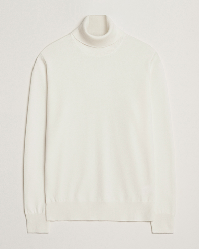 Brunello Cucinelli 2 Ply Cashmere Rollneck Panama – Bianco