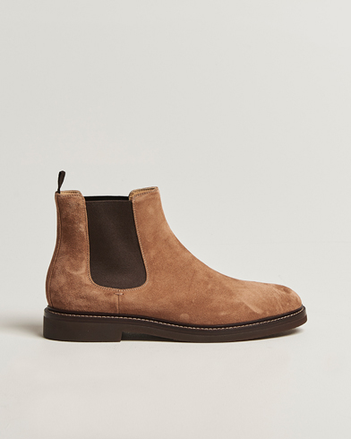 Brunello Cucinelli Chelsea Boots Brown Suede – Marrone