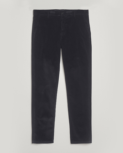 Canali Soft Corduroy Trousers Navy – Blu