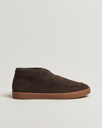 Canali Chukka Boots Dark Brown Suede – Marrone