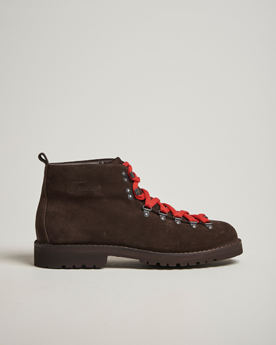 Fracap M120 Suede Boot Dark Brown – Marrone