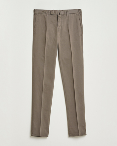 Incotex Slim Fit Cotton Stretch Chinos Grey – Grigio