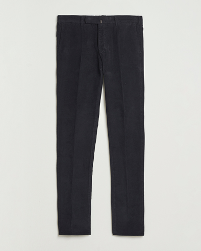 Incotex Slim Fit Baby Corduroy Trousers Navy – Blu