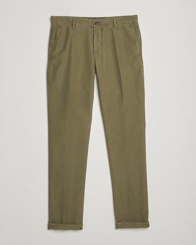 Incotex Slim Fit Garment Dyed Slacks Green – Verde