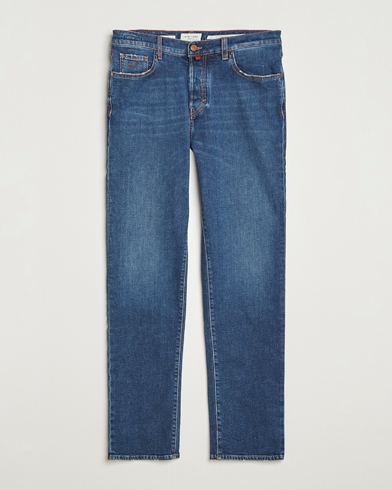 Jacob Cohën Edos Regular Straight Fit Jeans Mid Blue – Blu