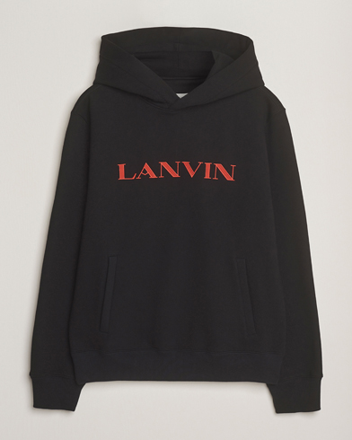 Lanvin Logo Hoodie Black – Nero