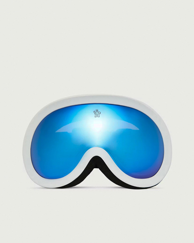 Moncler Lunettes 0ME8018 Ski Goggles White/Blue – Blu
