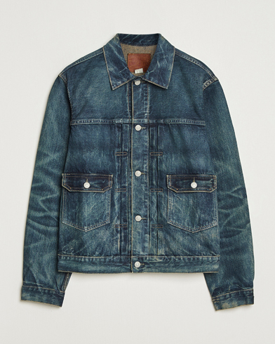 RRL Type 2 Denim Jacket Westview Wash – Blu