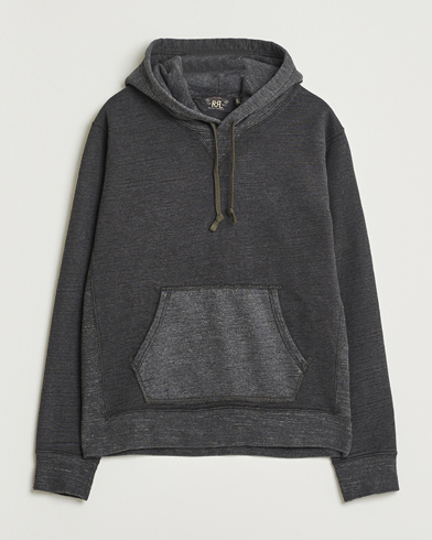 RRL Two Tone Hooded Sweatshirt Charcoal – Grigio
