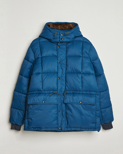 RRL Ellis Down Parka Vintage Blue – Blu