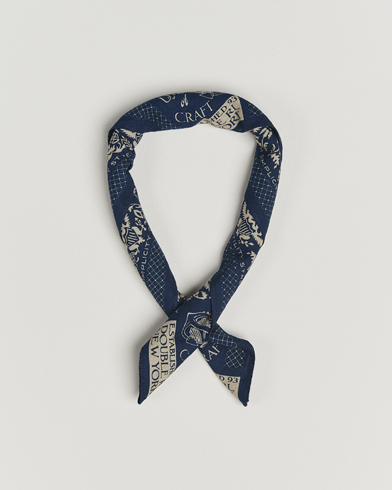 RRL Ried Bandana Indigo/Cream – Blu