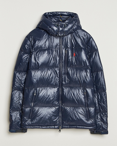 Polo Ralph Lauren Gorham Glossy Down Jacket Collection Navy – Blu
