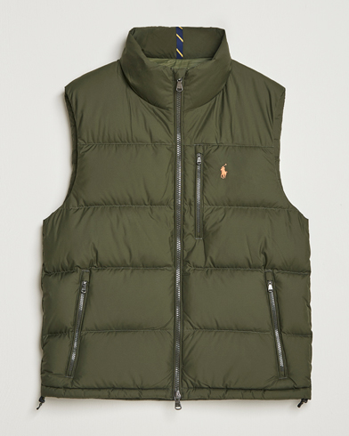Polo Ralph Lauren Gorham Down Vest Company Olive – Verde