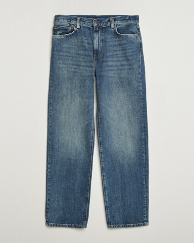 Carhartt WIP Aaron Pant Camano Denim Dark Used – Blu