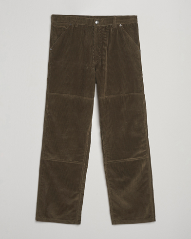 Moncler Corduroy Drawstring Trousers Military – Verde
