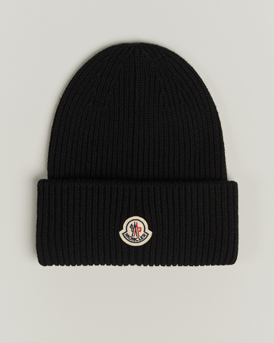 Moncler Cashmere Beanie Black – Nero