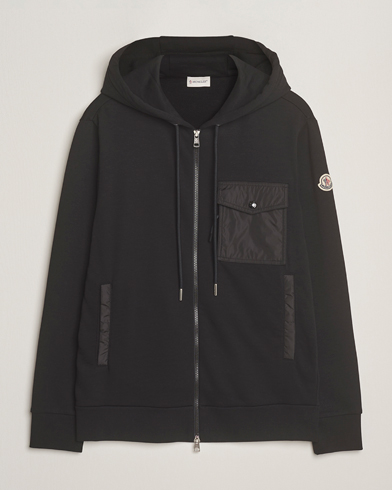 Moncler Full Zip Hoodie Black – Nero