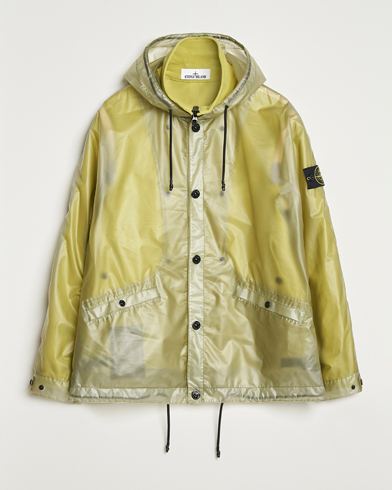 Stone Island Translusent Cover Moleskin Short Parka Green – Verde