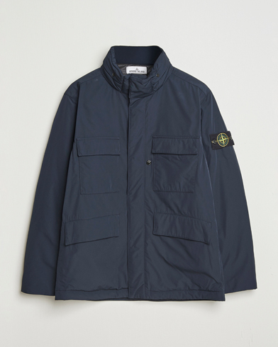 Stone Island Micro Twill Padded Field Jacket Navy – Blu