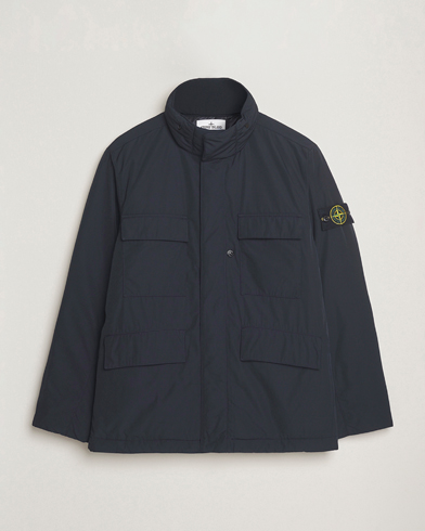 Stone Island Micro Twill Padded Field Jacket Black – Nero