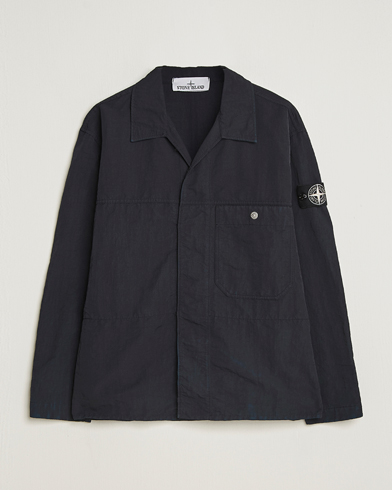 Stone Island Naslan TC Corrosion Treatment Overshirt Black – Nero