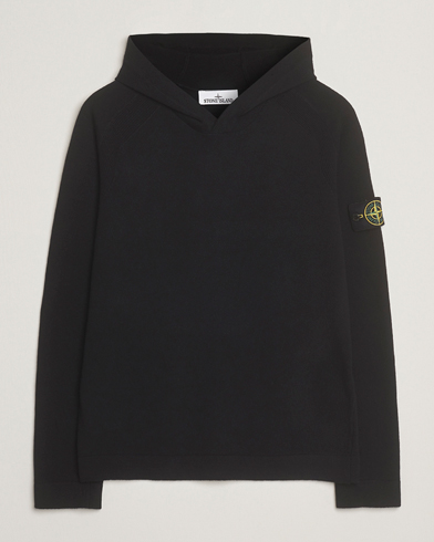 Stone Island Knitted Geelong Wool Hood Black – Nero