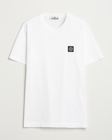 Stone Island Garment Dyed Cotton Jersey T-Shirt White – Bianco