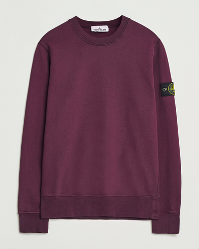 Stone Island Garment Dyed Fleece Sweatshirt Amaranth – Rosso