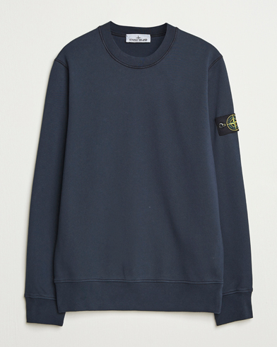Stone Island Garment Dyed Fleece Sweatshirt Navy – Blu