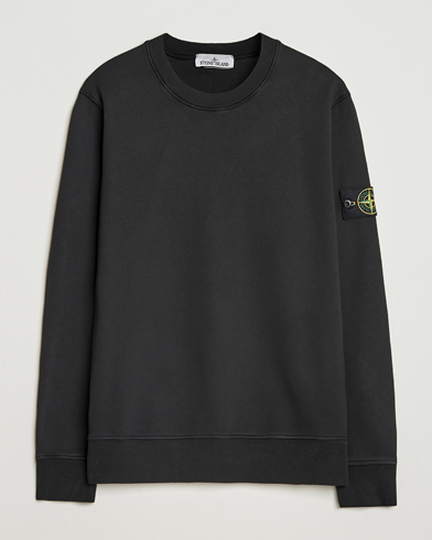 Stone Island Garment Dyed Fleece Sweatshirt Black – Nero