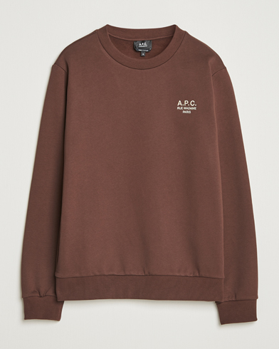A.P.C. Rue Madame Sweatshirt Brown – Marrone
