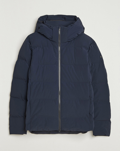 Scandinavian Edition Torrent II Apex Hooded Puffer Jacket Navy – Blu