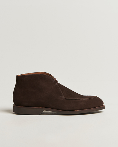 Crockett & Jones Bibury Chukka Boot Dark Brown Suede – Marrone