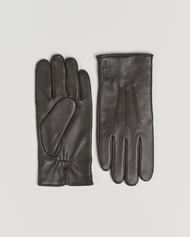 Tiger of Sweden Garvin Leather Glove Dark Brown – Marrone
