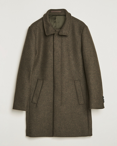 Tiger of Sweden Aleric Wool Stand Up Coat Olive Extreme – Verde