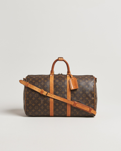 Louis Vuitton Pre-Owned Keepall Bandoulière 45 Monogram – Marrone