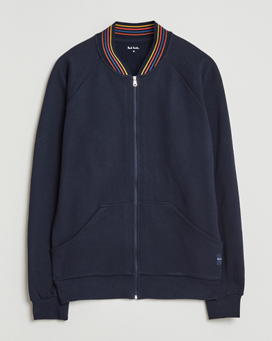 Paul Smith Artist Rib Full Zip Navy – Blu