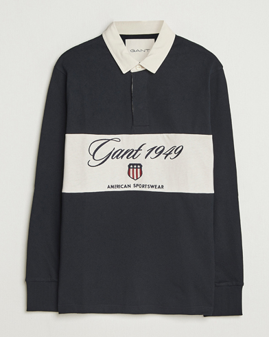 GANT Blocked Logo Heavy Rugger Black – Nero