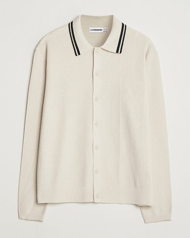 J.Lindeberg Willem Structured Cardigan Moonbeam – Beige