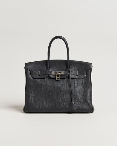 Hermès Pre-Owned Birkin 35 Fjord Leather Black – Nero