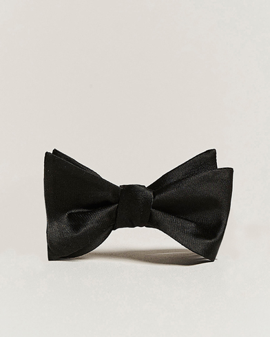 Oscar Jacobson Bow Tie, Self Tie Black – Nero