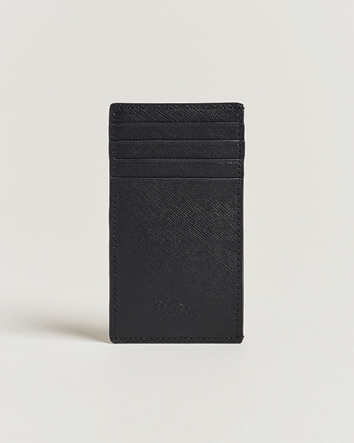Oscar Jacobson Card Holder Leather Black – Nero