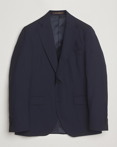 Oscar Jacobson Fogerty Wool Blazer Blue – Blu