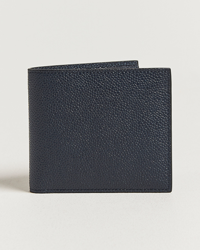 Thom Browne Pebble Grain Leather Wallet Navy – Blu