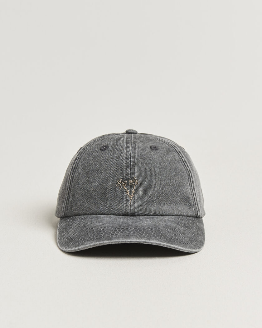 Forét Bouquet Heavy Washed Cap Washed Black – Nero