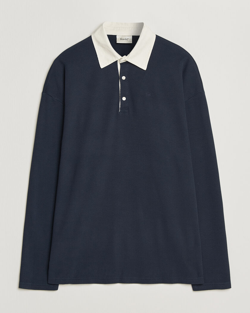 Forét Match Rugby Structured Sweatshirt Navy – Blu