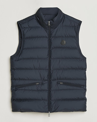 Moncler Lechtal Down Vest Navy – Blu