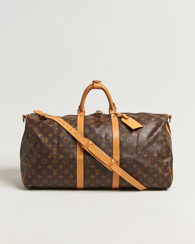 Louis Vuitton Pre-Owned Keepall Bandouliére 55 Monogram – Marrone