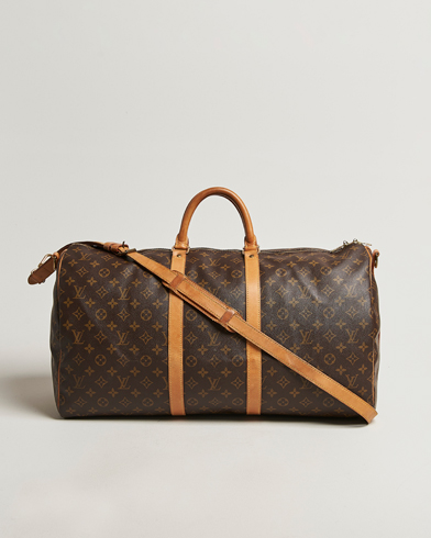 Louis Vuitton Pre-Owned Keepall Bandouliére 55 Monogram – Marrone
